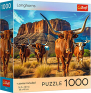 Trefl Puzzle 1000 USA Collection: Longhorns
