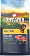 Krmivo Ontario Puppy Mini Lamb &amp; Brown Rice 6,5kg