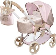 DeCuevas 81643 Klappkinderwagen für Puppen 3 in 1 mit tragbarer Tasche DIDI 2021 - 75 cm