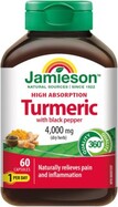 Jamieson Cúrcuma con pimienta negra 60 cápsulas