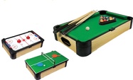Hra Stolný biliard 3v1 Triple-Play 60 cm