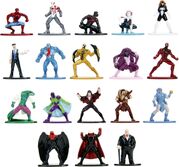 Jada Marvel Spiderman Kovové zberateľské nanofigúrky 18 ks
