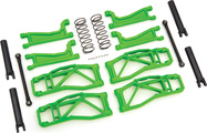 Set de suspensie roți Traxxas verde (pentru WideMaxx)