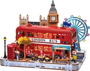 2Kids Toys 3D drevená skladačka Miniatúrna scéna Londýn
