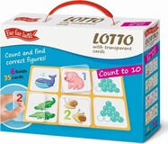 Far far land Lotto s transparentnými kartami Počítanie