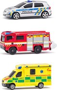 Maisto - CZ - Sada Záchranných vozidiel, Česká republika - Polícia, Sanitka, Hasičské auto