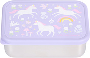 A Little Lovely Company – boîte à déjeuner en acier inoxydable avec couvercle en plastique – licorne