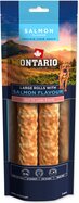 Ontario Protein csemege lazac ízű, nagy rágótekercs 2db 25,4cm