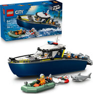 LEGO® City 60456 Naháňačka v policajnej lodi
