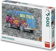 Puzzle Hippies VW 500 dielikov