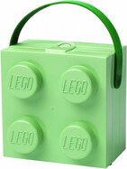 LEGO box s rukoväťou - army zelená