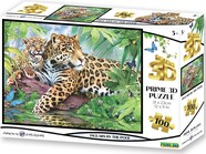 PRIME 3D PUZZLE - Jaguári pri bazéne 100 ks