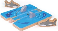 Bigjigs Rail Whirlpool mit Haien
