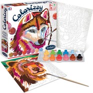 SENTOSPHERE COLORIZZY Maľovanie podľa čísel Zvieratá z lesa