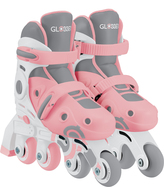 Globber detské kolieksové korčule 2v1 veľkosť 30-33 Pastel Pink - White
