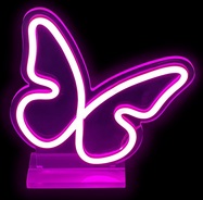 2Kids Toys Led neon light lampička Motýlik