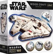Trefl Drevené puzzle 160 dielikov - Millennium Falcon