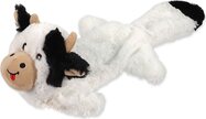 Hračka Dog Fantasy Recycled Toy krava pískacia s kapsičkou na pamlsky 50cm