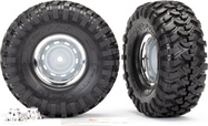 Traxxas kolo 1.9", disk chrómovaný, pneu Canyon Trail (2) (pre #8255A)