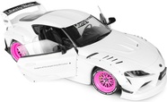 1:18 TOYOTA GR SUPRA LIBERTY WALK BODY KIT WEISS - SOLIDO