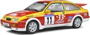 1:18 Ford Sierra Cosworth RS Tour de Corse 1987 Rosso/Giallo No 11 AURIOL/OCELLI