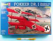 Plastic ModelKit letadlo 04744 - Fokker Dr.I 'Richthofen' (1:28)