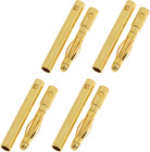 Konektor pozlátený 2.0mm (4 páry)