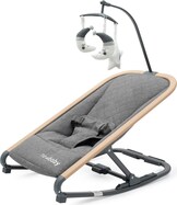 Detské hojdacie lehátko Snuggle NewBaby sivé