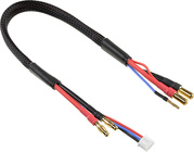 Nabíjací kábel s 2S XH -> 4mm/2mm 30cm
