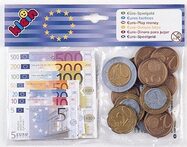 Klein Euro bankovky a mince