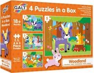 4 Puzzle v krabici - V lese