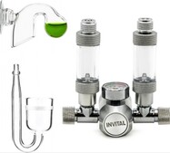 CO2-Set Standard DUO ohne automatische Abschaltung ohne Flasche mit Zubehör