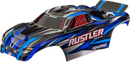Traxxas karoséria Rustler modrá (bez špendlíkov)