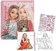 Top Model Kreatívna omaľovánka s nálepkami LeoHeart