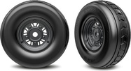Traxxas koleso 3.2/4.9", disk Sand Car čierny chróm, pneu (predné) (pár)