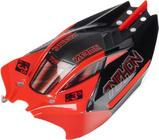 Arrma Karosserie Typhon rot/schwarz: Grom