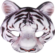 Maska biely tiger
