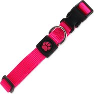 Obojok Active Dog Premium M ružový 2x34-49cm