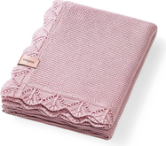 BABYONO Deka pletená bambusová Pink 75 x 100 cm