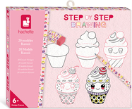 Janod Atelier Step by step Conjunto creativo Dibujo paso a paso Kawai