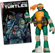 McFarlane figura képregénnyel Teenage Mutant Ninja Turtles Michelangelo 5in Action