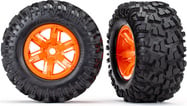 Traxxas koleso 4.3/5.7", disk oranžový, pneu Maxx AT (pár)