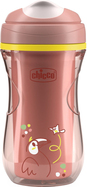 Chicco Hrnček Active s tvrdým náustkom pink, 14m+
