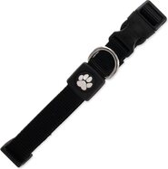 Obojok Active Dog Premium M čierny 2x34-49cm