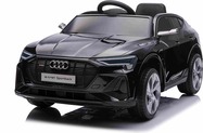 Elektrické autíčko Audi E-tron Sportback 12V, čierne, široké jednomiestne sedadlo