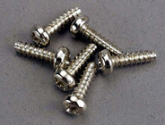 Traxxas skrutka krížová 3x10mm polguľatá hlava zink. (6)