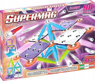 SUPERMAG magnetická stavebnica Classic trendy 98ks