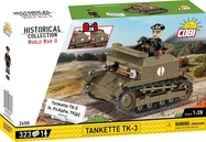 Cobi II WW Tankette TK-3 / le. PzKpfw TK(p), 1:28, 318 k, 1 f