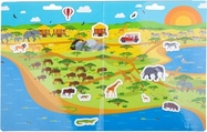 Bigjigs Toys Znovu použitelné samolepky safari