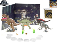 Jurský svet Dominion sada dinosauria rezervácie s kinetickým pieskom